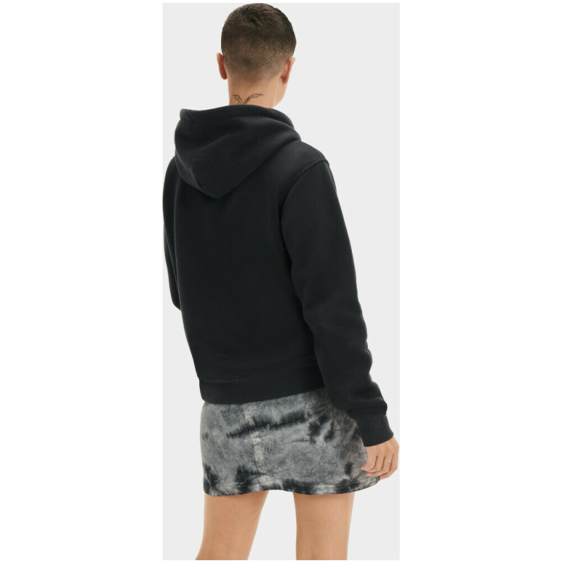 UGG Rey fuzzy logo hoodie